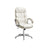Office Chair - Synthetic Leather and Foam - Cream White