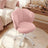 Swivel Office Desk Chair - Foam and PU Plastic - Jelly Pink