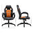 Swivel Computer Chair - PU - Blue - Racing Sport Design with Tilt Function