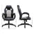 Swivel Computer Chair - PU - Blue - 360-Degree Tilt Function