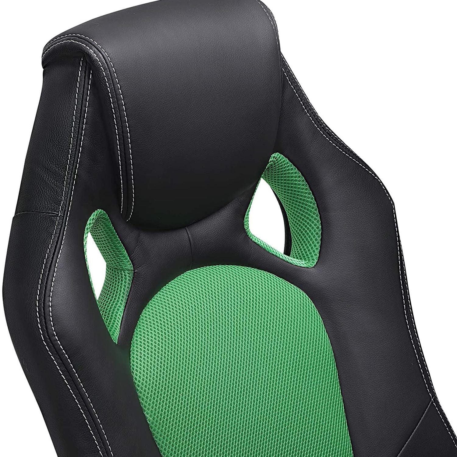 Swivel Computer Chair - PU - Blue - 360-Degree Tilt Function
