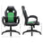 Swivel Computer Chair - PU - Blue - 360-Degree Tilt Function