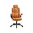 Ergonomic Gaming Chair - PU Leather - Caramel Brown - Height Adjustable with Tilt Function and Flip-Up Armrests