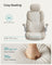 Ergonomic Gaming Chair - PU - Cream White - Height Adjustable with Tilt Function