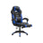 Gaming Chair - Faux Leather - Black and Blue - Ergonomic Design with Footrest and Adjustable Headrest