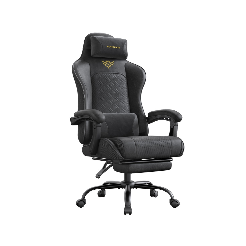 Ergonomic Office Computer Desk Chair - 27.6" - Plywood - Footrest
