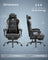 Office Chair - Ergonomic Mesh with Tilt - Ink Black And Cloud White - 70 x 70 x 123.5-133 cm