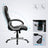 High Back Executive Office Chair - Black - Durable Material