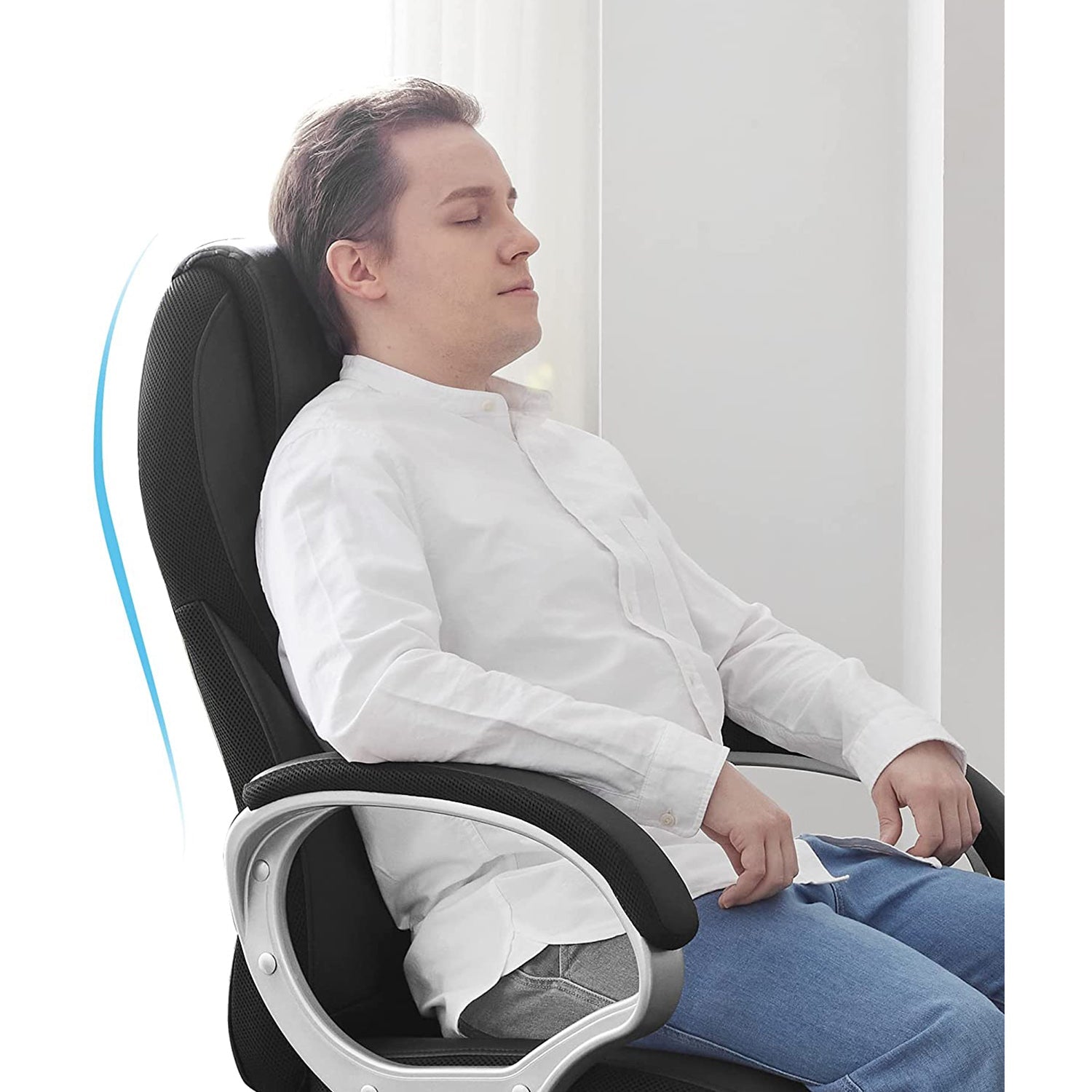 High Back Executive Office Chair - Black - Durable Material