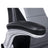Office Swivel Chair - PU - Black Grey - High Back with Adjustable Armrest and Tilt Function