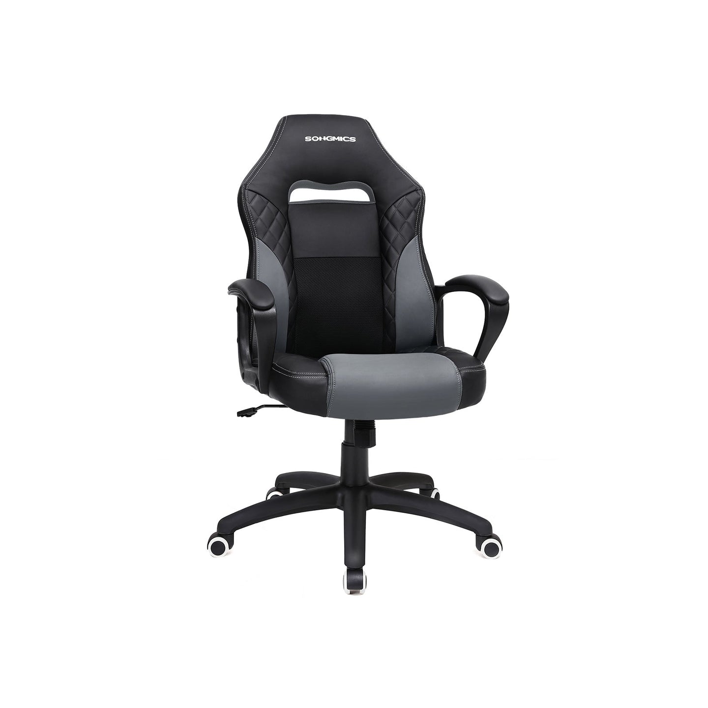 Racing Sport Office Chair - PU - Black-Grey - Tilt Function