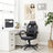 Swivel Computer Chair - PU - Blue - Racing Sport Design with Tilt Function