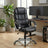 Task Chair - PU Leather - Adjustable Height