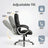 Task Chair - PU Leather - Adjustable Height