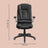 High Back Office Chair - Black - Polyurethane