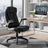 High Back Office Chair - Black - Polyurethane
