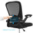 Drafting Chair - Mesh - Black - Ergonomic with Height Adjustable Lumbar Support and Footrest