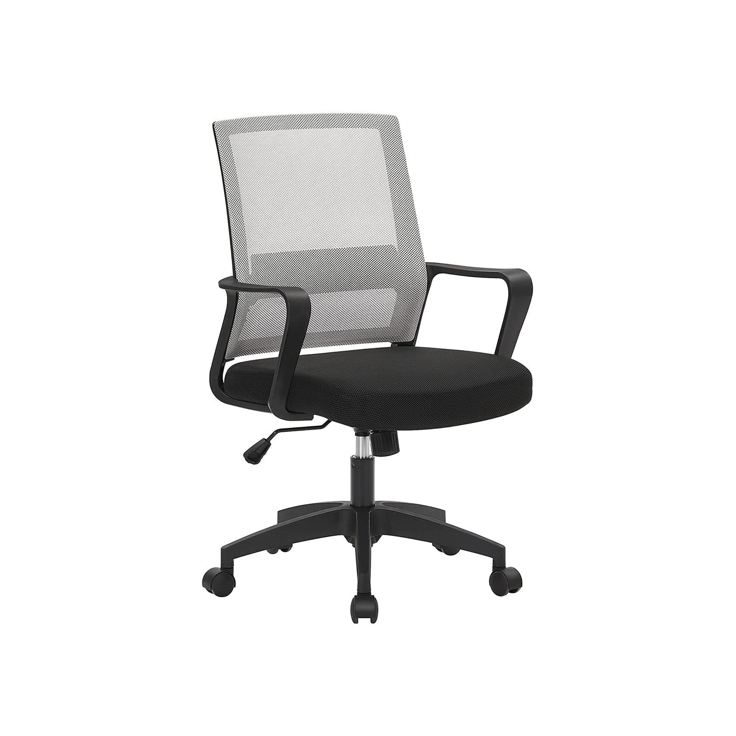 Adjustable Swivel Office Chair - Mesh - Grey - Tilt Function