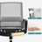 Adjustable Swivel Office Chair - Mesh - Grey - Tilt Function