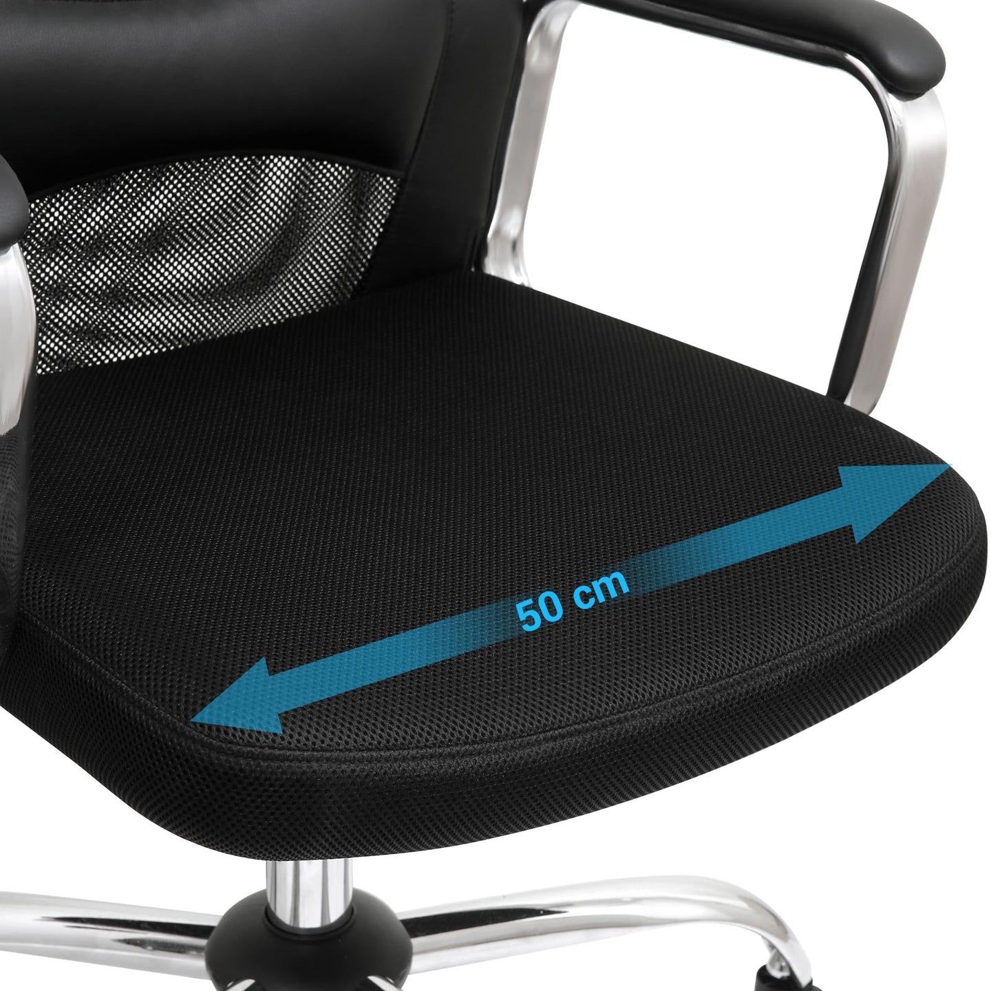 Swivel Office Chair - Mesh - Black - Ergonomic