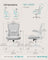 Ergonomic Office Chair - Mesh - Black - Adjustable Lumbar Support