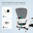 Ergonomic Office Chair - Mesh - Black - Adjustable Lumbar Support