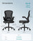 Ergonomic Office Chair - Steel and Non-Woven Fabric - Ink Black