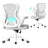Ergonomic Office Chair - Steel and Non-Woven Fabric - Dove Grey