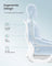Office Chair - Ergonomic Mesh with Tilt - Grey - 63.5 x 58.5 x 94.5-104.5 cm