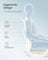 Ergonomic Office Chair - Steel and Fabric - Cappuccino Beige and Cloud White