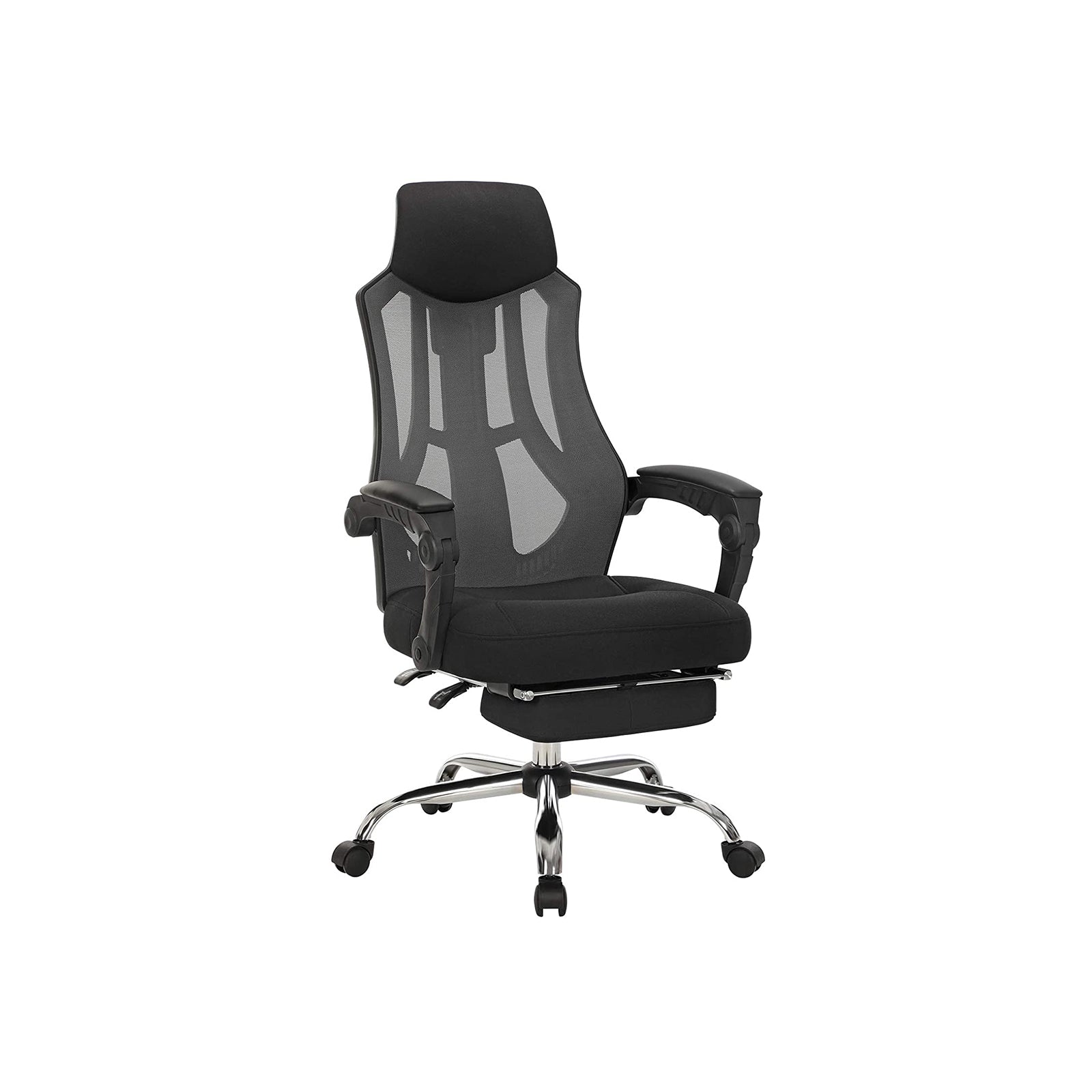 Ergonomic Swivel Chair - Mesh - Black and Dark Grey - Adjustable Height