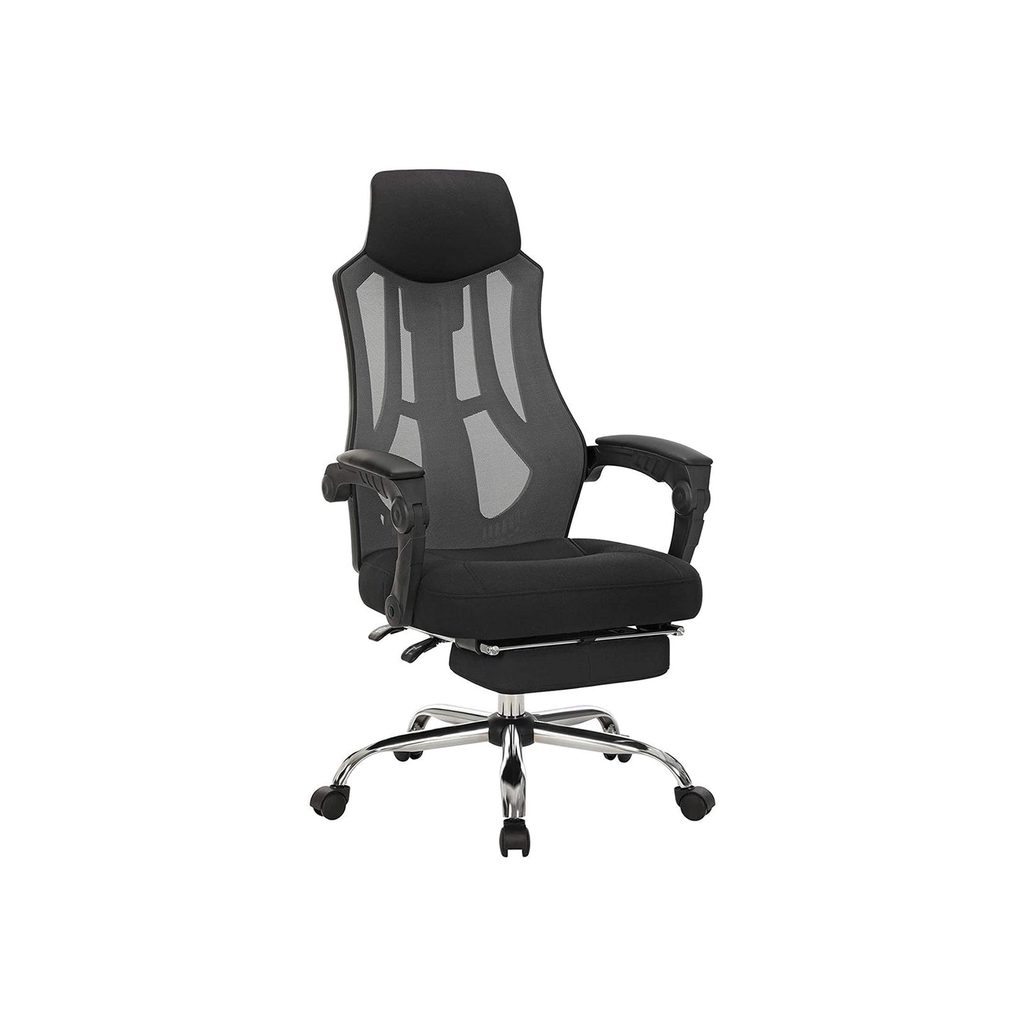 Ergonomic Swivel Chair - Mesh - Black and Dark Grey - Adjustable Height