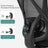 Ergonomic Office Chair - Mesh Fabric - Black - Adjustable Lumbar Support and Headrest
