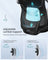Ergonomic Office Chair - Fabric - Ink Black - Adjustable Lumbar Support and Headrest