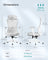 Ergonomic Office Chair - Fabric - Ink Black - Adjustable Lumbar Support and Headrest