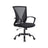 Swivel Mesh Office Chair - Mesh - Black - Height Adjustable with Tilt Function