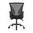 Swivel Mesh Office Chair - Mesh - Black - Height Adjustable with Tilt Function
