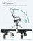 Ergonomic Office Chair - Dove Grey - Upholstered