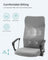 Ergonomic Office Chair - Dove Grey - Upholstered