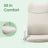 Ergonomic Desk Chair - Beige - Upholstered
