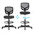Drafting Stools - Mesh - Black - Ergonomic Design with Adjustable Height Footrest