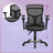 Ergonomic Mesh Office Chair - Mesh - Black - Adjustable Height and Armrests with Lumbar Support