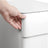 Mobile Filing Cabinet - Wood - White - Lockable with Wheels for A4