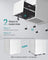 Filing Cabinet - Lockable with Drawers - Matte White - 39 x 50 x 59 cm