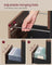 2-Drawer Filing Cabinet - Wood - Natural Walnut - Rolling Design for A4 and Letter Sized Documents