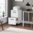 File Cabinet - Wood - Rustic Brown and Black