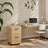 File Cabinet - Wood - Rustic Brown and Black