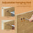 File Cabinet - Wood - Rustic Brown and Black