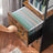 Filing Cabinet - Steel - Rustic Brown and Black - 2 Drawers with Open Shelf