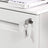 Filing Cart - Metal - White - Mobile with 2 Drawers and Lock